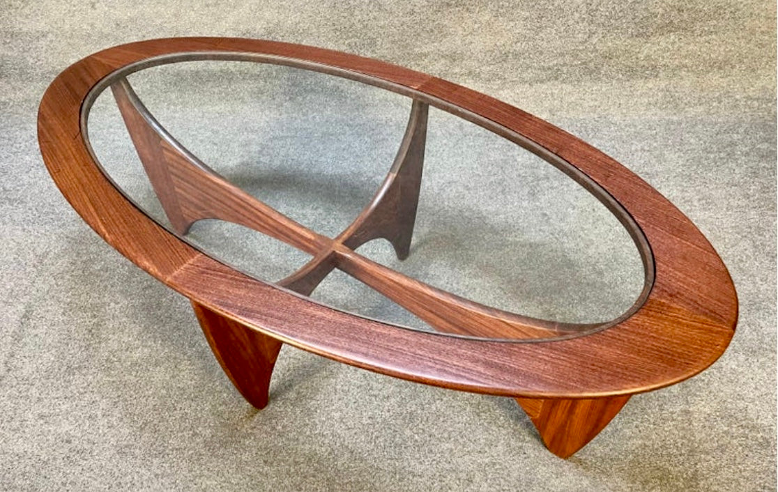 G plan oval store coffee table